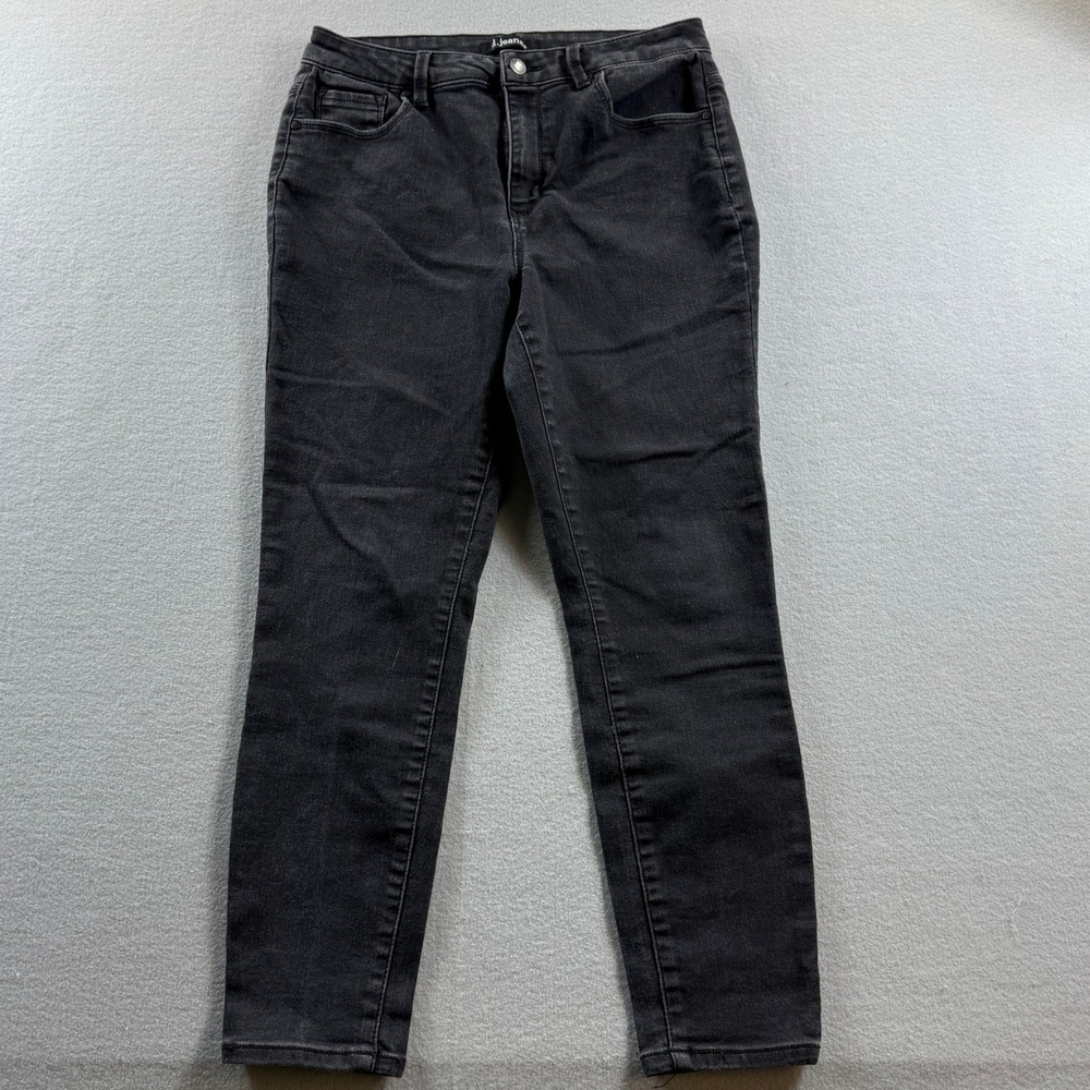 d.jeans Skinny Jeans Womens 10 Black High Rise Stretch Denim 28x25
